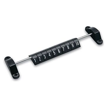 Voetbaltafel Scoreteller Zwart met cijfers en metalen stang