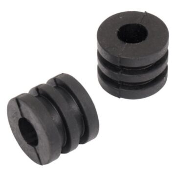 Rubber bumper voor 13 mm voetbalstang ribbel model