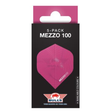 Bull's Mezzo Roze No.2 Flights | 5-Pack