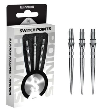 Winmau Switch Points Groove Silver
