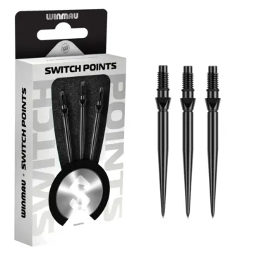 Winmau Switch Points Black Smooth