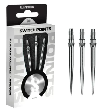 Winmau Switch Points Silver Smooth