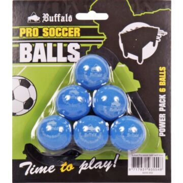 Buffalo Pro Soccer Balls Blauw blister 6