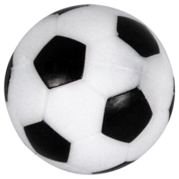 Voetbal met profiel zwart-wit 36 mm