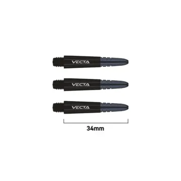 Winmau Vecta shafts-Short-Zwart