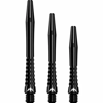 Mission Atom13 Aluminium shafts Zwart