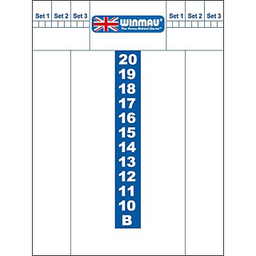 Whiteboard Winmau 30 x 40 Whiteboard Winmau 30 x 40