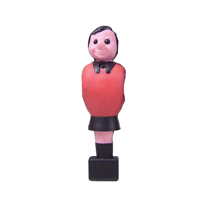 Voetbalpop Garlando rood voor 16 mm stang