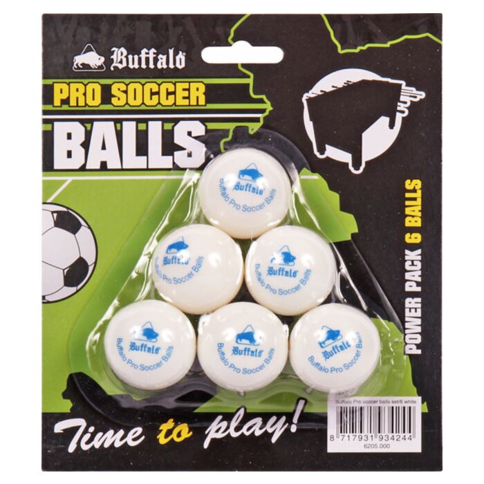 Buffalo Pro Soccer Balls Wit blister 6