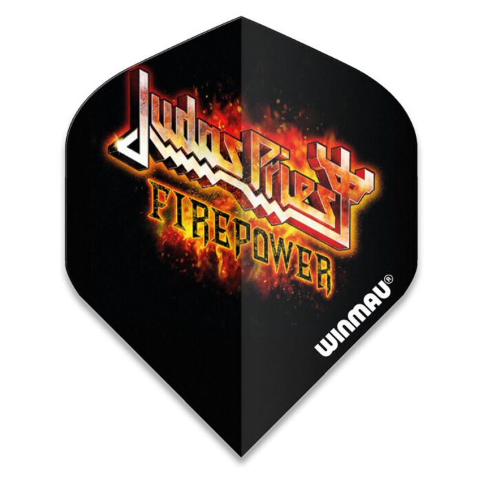 Winmau Rock Legends flight Judas Priest Flaming Logo