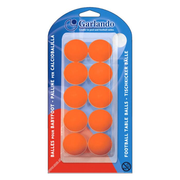 Voetballetjes Garlando Oranje blister 10 Voetballetjes Garlando Oranje blister 10