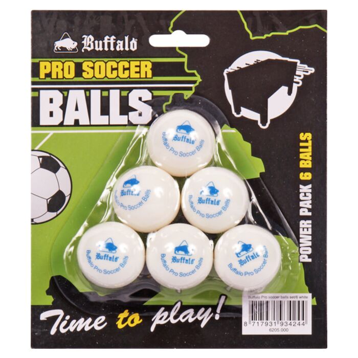 Buffalo Pro Soccer Balls Wit blister 6 Buffalo Pro Soccer Balls Wit blister 6