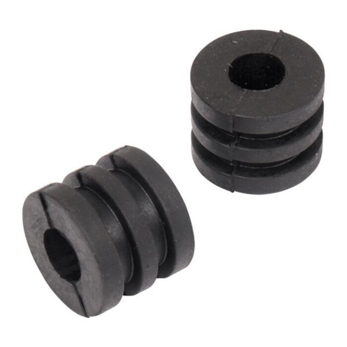 Rubber bumper voor 13 mm voetbalstang ribbel model Rubber bumper voor 13 mm voetbalstang ribbel model