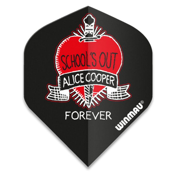 Winmau Rock Legends flight Alice Cooper Schools Out Winmau Rock Legends flight Alice Cooper Schools Out