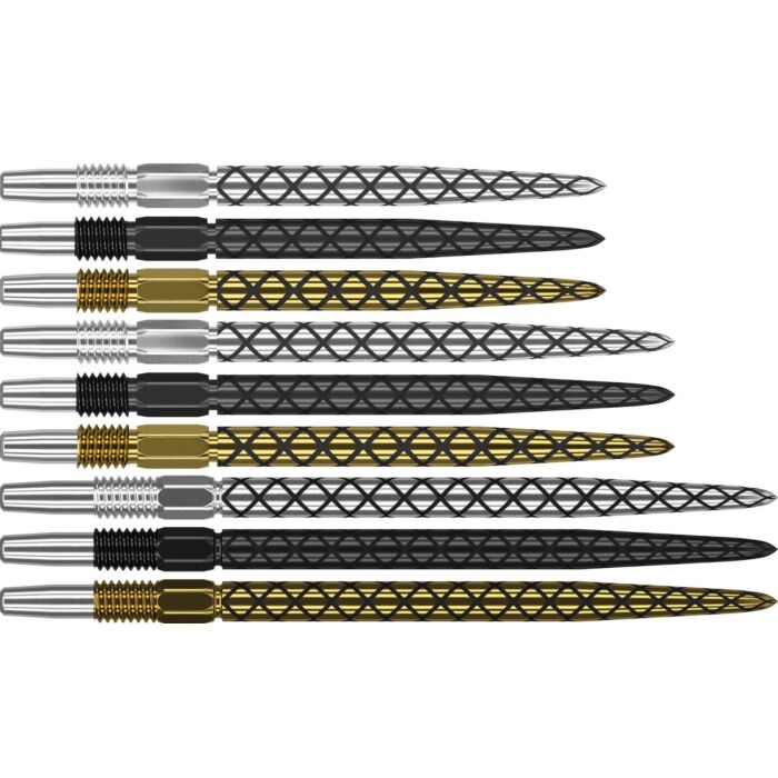 Set 3 Punte Freccette Target Diamond Pro - Sistema Swiss Point, 40 Mm, Argento - Foto 9