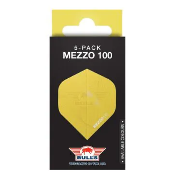 Bull's Mezzo Geel No.2 Flights \ 5 pack
