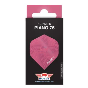 Bull's Piano 75 Roze No.2 Flights | 5-Pack