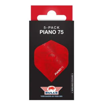 Bull's Piano 75 Rood No.2 Flights | 5-Pack