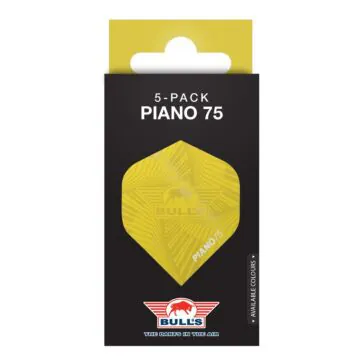 Bull's Piano 75 Geel No.2 Flights | 5-Pack